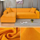 Velvet Sofa Cover Thick Elastic 1/2/3/4 Seater Sofa Cover for Living Room Velvet Plush L Shaped Corner Sofa  Couch Cover