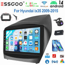 ESSGOO 9" Android 14 Display Car Stereo Radio GPS Navigation For Hyundai ix35 2009-2015 Carplay Android Auto SWC USB Wifi BT FM