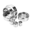 Cookie Cutters Moulds Aluminum Alloy Fondant Biscuit Pastry Cutter Mold Round DIY Cake Cookies Christmas Decorating Baking Tools