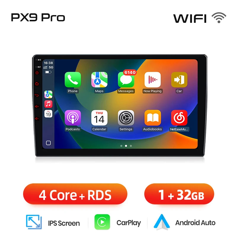 AWESAFE PX9 Car Radio Autoradio for  Renault Megane 2 2002 - 2009  Wireless Carplay Screen Android Auto Stereo GPS Navi FM RDS