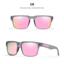 KDEAM Brand Hot Selling Square Polarized Men Sunglasses Brief And Fashion Design Leisure Women Shades Fishing Driving Glasses