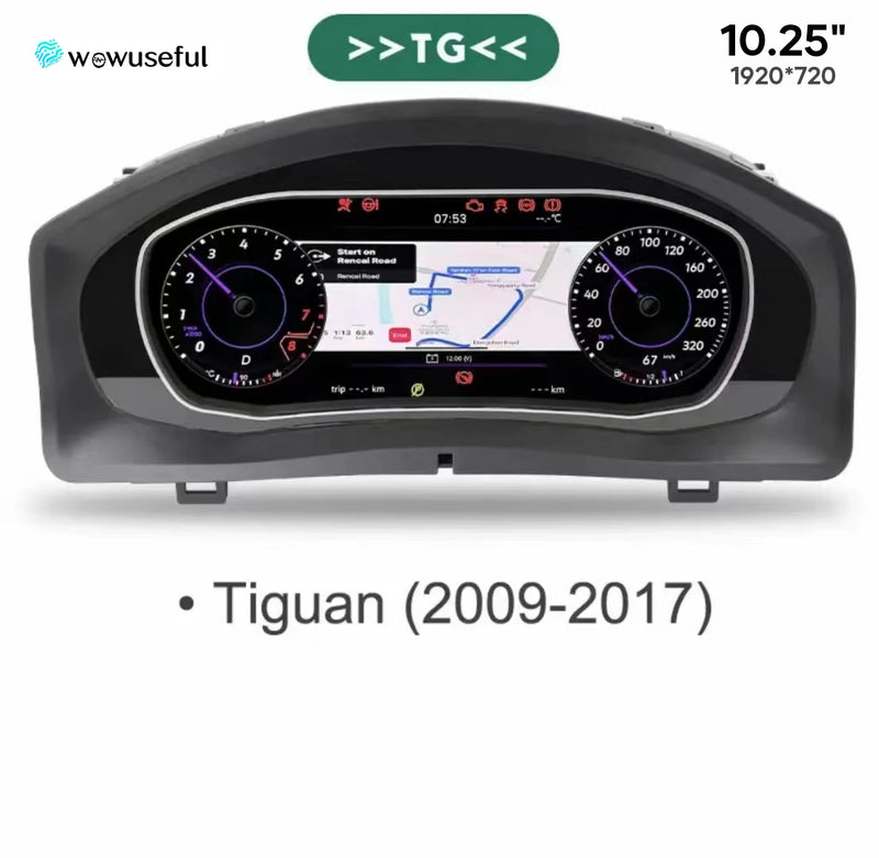 12.3'' Lcd Digital Dashboard Cluster For VW Scirocco Jetta Golf 6 7 MK7 Passat B8 B7 modify Auto Radio Instrument Paneel Cockpit