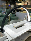 Half-moon nail lamp, three-color light adjustable brightness, LED makeup lamp, beauty, skin care, eyebrow lighting fill light