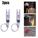 1-5pcs Mini Edc Gear Pocket Suspension Clip Hanger Tool Key Ring Keychain Buckles Mini Clips Camping Hiking Outdoor Tools