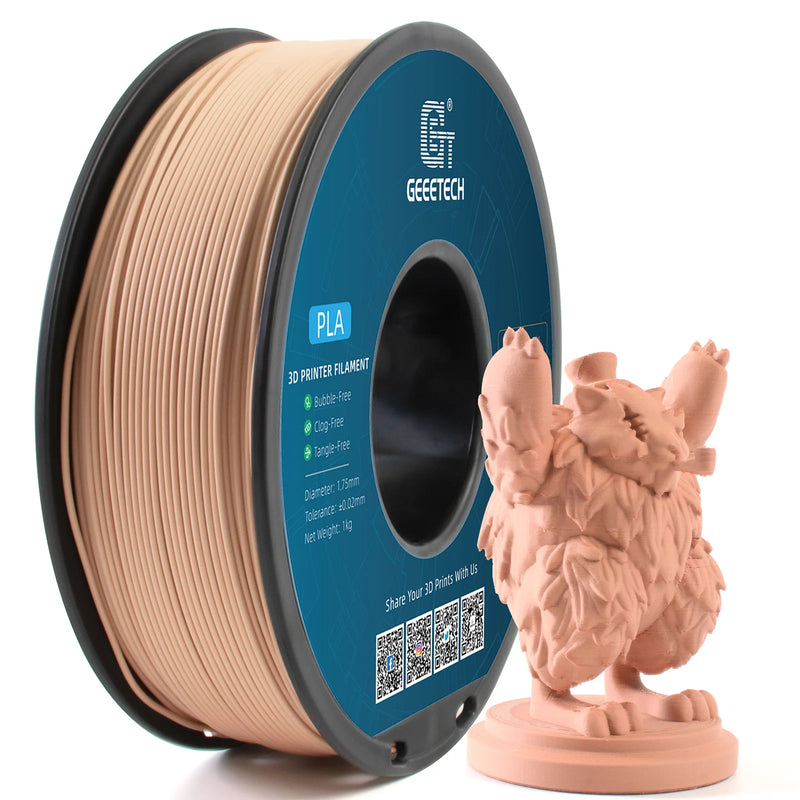 Geeetech Matte Filament PLA 1.75mm 1kg Spool (2.2lbs), 3d printer Material polylactic acid,  frosted texture, Vacuum packaging