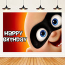 Cartoon The Incredibles Theme Boy Birthday Party Latex Balloons Cake Topper Banner Background Baby Shower Supplies For Kids Gift