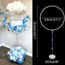 1/2set Round Balloons Stand Holder Plastic Balloon Arch Hoop wreath Ring Birthday Wedding Party Baby Shower Balloon Decorations