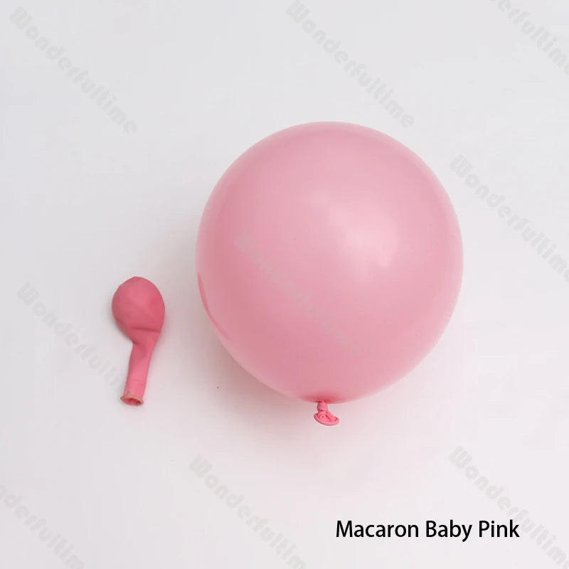 5/10/12/18inch Macaron Pink Matte White Beige Chrome Champagne Balloons DIY Balloons Garland Arch Easter Baby Shower Decorations
