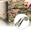 Pocket Chainsaw With Paracord Handle Outdoor Survival Gear Folding Chain Hand Saw Fast Wood & Tree Cutting Hand Chainsaw For