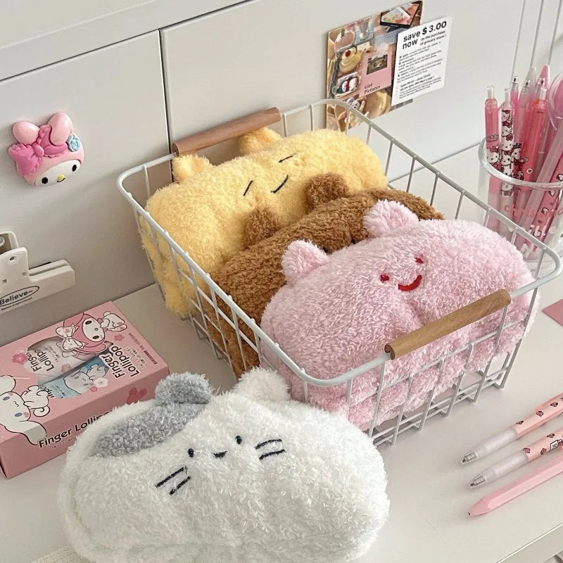 Original Plush Pen Bag Cute Ins Multi Functional Large Capacity Storage Bag Student Stationery Bag Pencil Bag  School