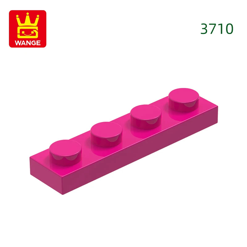 Wange 149Pcs/Lot 3710 1x4 Basic Building Block Moc Components Parts Compatible with Bricks DIY Children Assembly Toy Gift Box