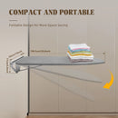 Foldable Wall Mounted Rotating Ironing Board Easy Installation Space Saver Gray