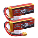 SUNPADOW 3S Lipo Battery 11.1V 25C 40C 60C 2250mAh with XT60 Plug for RC Airplane Aircraft Quadcopter Helicopter Drone FPV Model