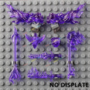 10PCS Special Effects Pieces Arm Fist Wind Lightning Leg Flames Assemble Scene Bricks Weapons Accessories Kids Toys