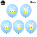Happy Easter Foil Balloons Cute Bunny Balloons Egg Chick Balloons Easter Party Decoration Kids Easter Gift Easter Party Balloons