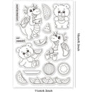 Easter Themed Silicone Clear Stamps Transparent Stamps for Birthday Valentine's Day Party Cards Making DIY Scrapbooking