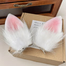 2pcs/Set Plush Rabbit Ear Hair Clips Sweet Bunny Barrettes Hairpins For Women Girls Easter Halloween Cosplay Party Decorations