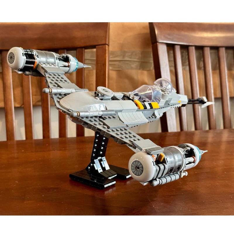 MOC Star Plans N1 Starfighter 75325 Display Stand Model Building Blocks DIY Showing Assemble Bricks Children Toy Christmas Gift