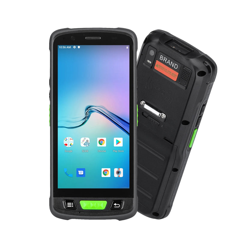 4G Rugged PDA Android 11 Handheld Terminal Portable Data Collector 1d Laser 2d Barcode Zebra 4710 Scanner WIFI 4GB+64GB Running