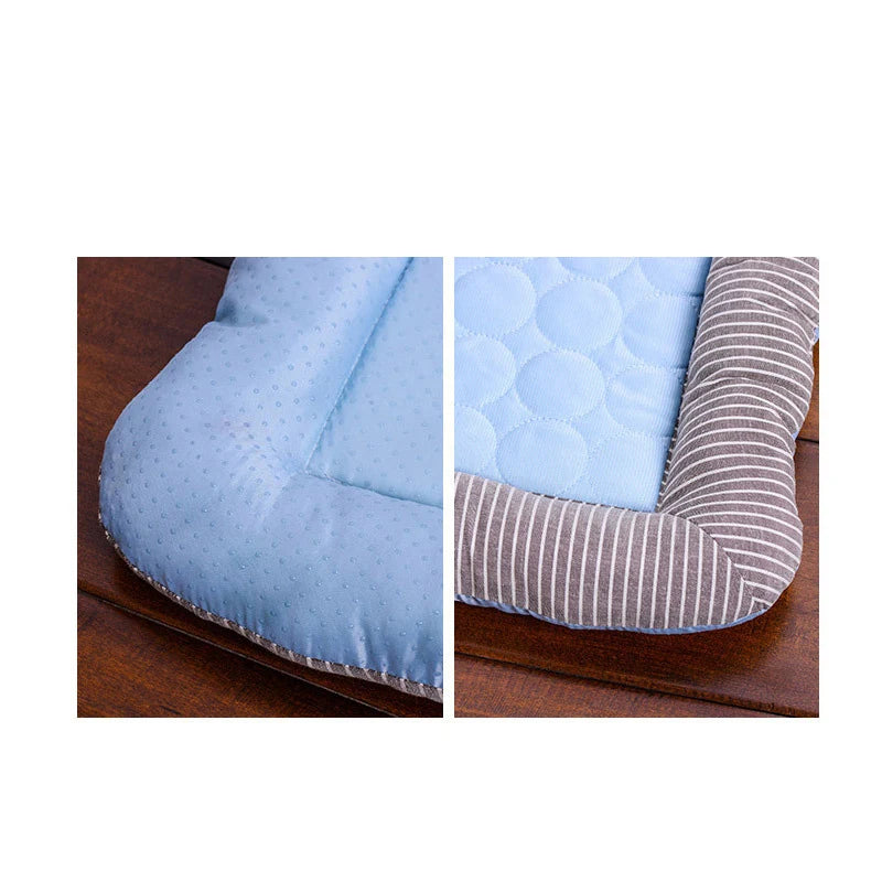 Summer Cooling Pet Cat Bed Cushion Ice Pad Non-slip Dog Sleeping Rectangle Shape Mat for Puppy Dogs Cats Pet Kennel