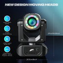 U'King 60W LED Moving Head Light DMX512 Remote Control RGBW 4in1 LED Beam Spot Stage Light DJ Disco Party Show Effect Light