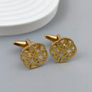 New French shirt cufflinks Celtic knot buttons high-end business men's accessories husband wedding jewelry father gift