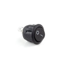 1Pcs ON/OFF Round Rocker Toggle Switch 6A/250VAC 10A 125VAC Power Switch Cap with Plastic Push Button Switch 2PIN 3PIN LED Light