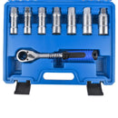 AP03 18Pcs Steering Hub Suspension Shock Absorber Strut Nut Removal Tool Socket Set for VW Ford Honda/Nissan etc.