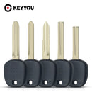 KEYYOU Uncut Key Blade Car Transponder Key Shell For Toyota Fit Lexus No Chip Fob Case Replacement TOY41 TOY43 TOY40 TOY47