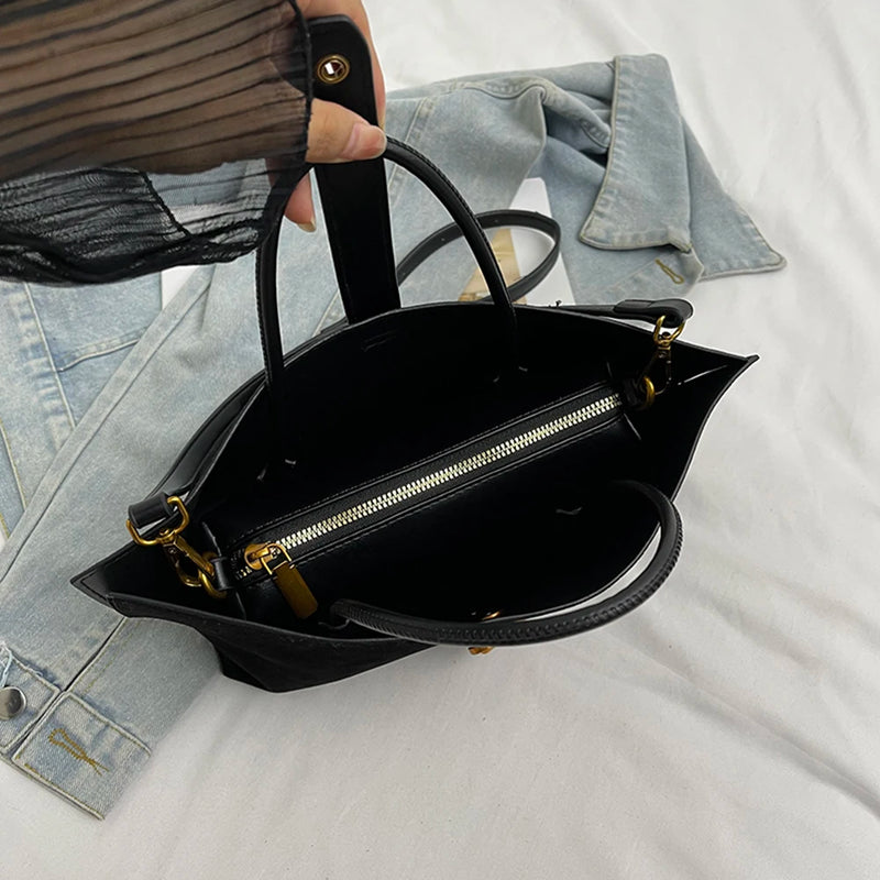 Women Faux Suede Tote Bag Fashion Shoulder Bag Solid Color Trendy Carrying Bag Designer Tote Handbag Outdoor Travel Bag