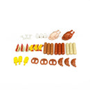 City Food Hamburger Fries Accessories Friends MOC Building Blocks Drinks Fruit Vegetable Bread Fish Bottle Parts MOC Brick Leduo