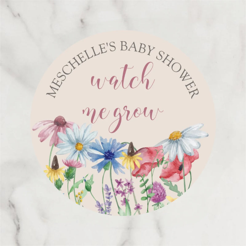 Customized wedding thank-you circular stickers, suitable for occasions such as weddings, birthdays, baptisms, and anniversaries.