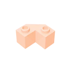 Gobricks 10PCS Building Blocks 2x2 Brick 45 degrees compatible with 87620 Ｃhildren's  toys Assembles Small Particle Parts Brick