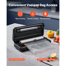 SucceBuy 80Kpa 120W Electric Vacuum Sealer Machine 7-in-1 Wet Food Sealer with Free 10pcs Vacuum Bags for Kitchen Food Storage