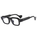 SO&EI Fashion Square Men Sunglasses Retro Rivets Women Yellow Blue Shades UV400 Sun Glasses