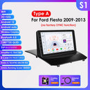 Hizpo Smart Car Systems Radio for Ford Fiesta MK7 2009-2017 Car Multimedia GPS 2din Autoradio Wireless CarPlay Android Auto WIFI