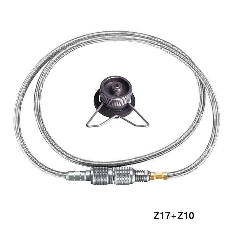 Camping Gas Stove Adapter Butane Gas Adapter Extension Hose converter Outdoor Burner Adapter Camping cookware Equipment