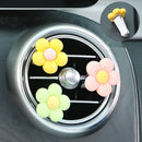 6Pcs/Set Flower Car Outlet Vent Clip Small Daisy Air Conditioning Clip Car Interior Decoration Gift for Girl