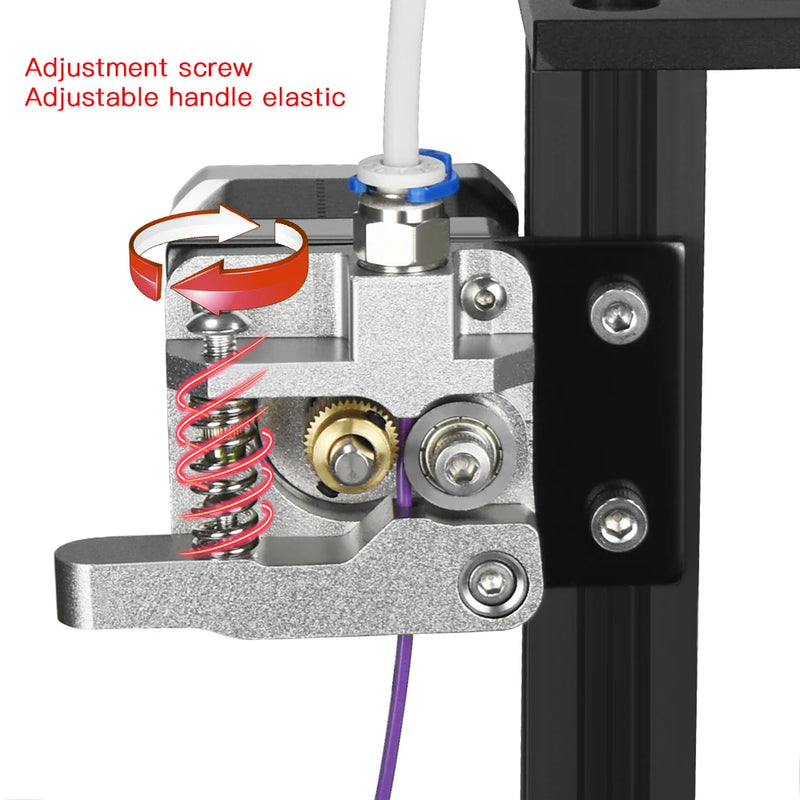 3D Printer Upgraded Aluminum MK8 Extruder Drive Feed Kit for Ender 3/3 Pro/3 V2, Ender 5/5 Pro/5 Plus, CR-10/10S