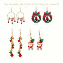 Stainless Steel Round Ball Post Earrings Stud Loops Earring Hooks Earplug  Fit Women DIY Earring Jewelry Making Christmas Craft