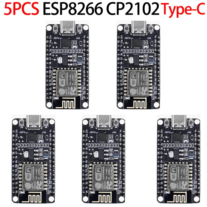 Wireless Module CH340/CP2102/CH9102X NodeMcu V3 V2 Lua WIFI Internet of Things Development Board Based ESP8266 ESP-12E