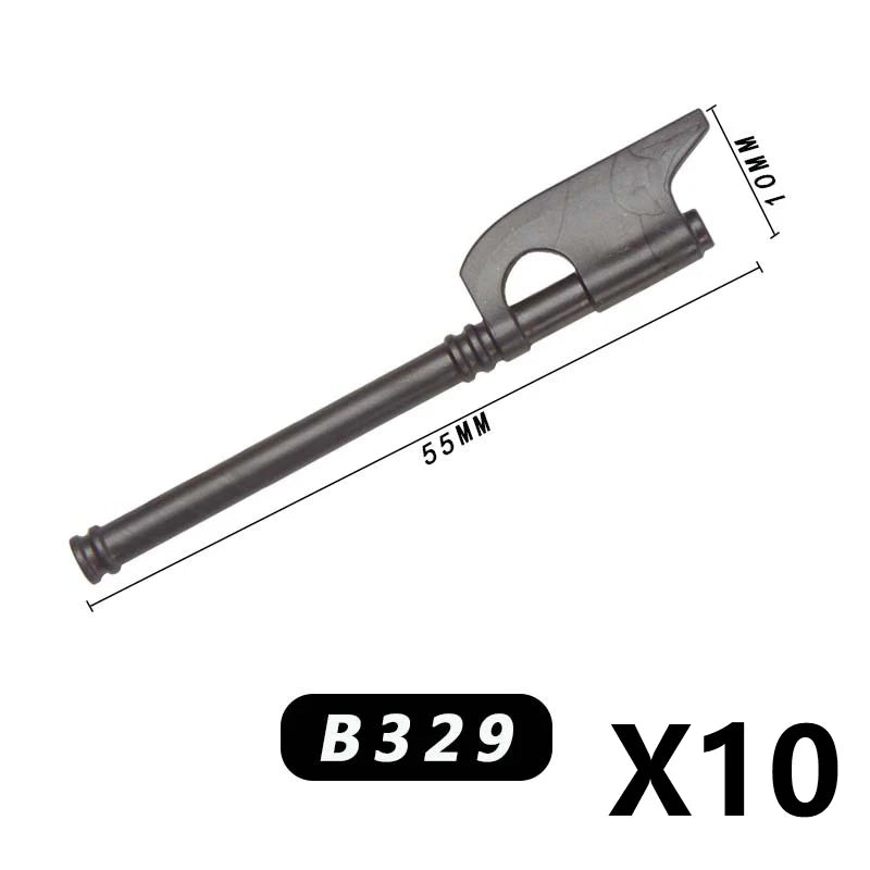 Medieval MOC Weapon Figure Accessories Building Blocks Soldiers Sword Shield Bow Arrow Trident Hammer Axe Spear Brick Kid Toy