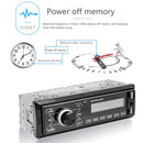 Podofo 1Din Double USB MP3 Player ISO Port Car Radio Key Touch USB 4 Channel Audio Output Bluetooth Remote Control Car Stereo