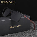 KINGSEVEN Polarized Men Sunglasses Anti-UV400  Lens Rectangle Driving Glasses Women Eyewear Accessory Oculos