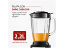 Mondial Turbo Glass Blender L-1400 GI - 220V