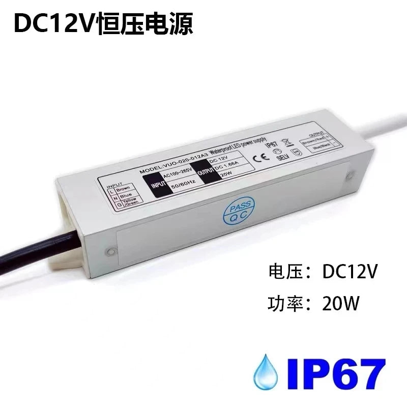 12W 20W 36W 60W 100W 200W 220V to 12V Driver for leds spot Transformer Power Supply Waterproof IP67