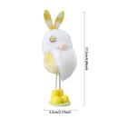 Easter Bunny Ear Gnome Decoration Pink Yellow Green Rabbit Elf Doll Ornaments DIY Spring Birthday Party Supplies Kids Girls Gift
