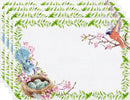 2024 Easter Rabbit Table Runner Linen Bunny Dining Table Cloth Placemat Spring Holiday Happy Easter Decoration for Home Kitchen