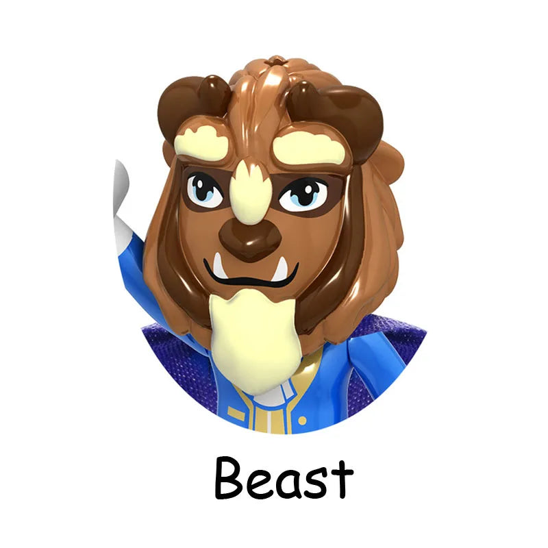 SLUBAN Girl Princess Royal Carriage Wagon Horse Racing Party Model Building Blocks Enlighten Action Figure Toys For Children