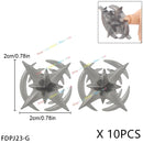 10PCS Special Effects Pieces Arm Fist Wind Lightning Leg Flames Assemble Scene Bricks Weapons Accessories Kids Toys